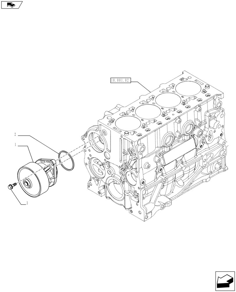 Case IH > JXC Serisi > Motor > Su Pompası Devirdaim