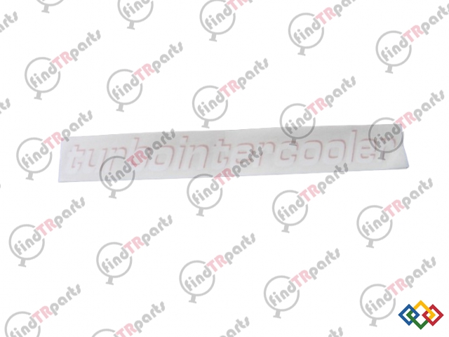 84421522 - TURBO INTERCOOLER ETIKETI